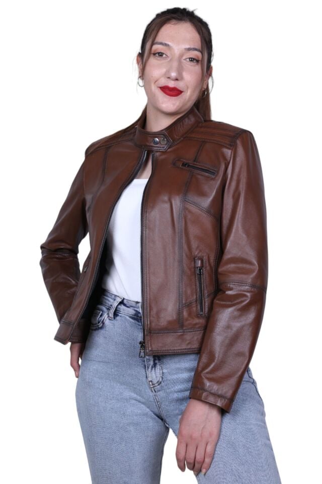 Neslihan Antik Hakiki Deri Mont